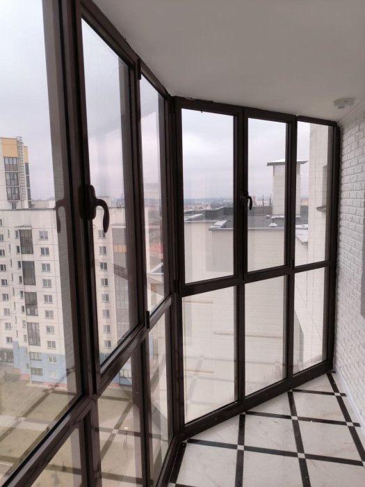 Тонировка балкона